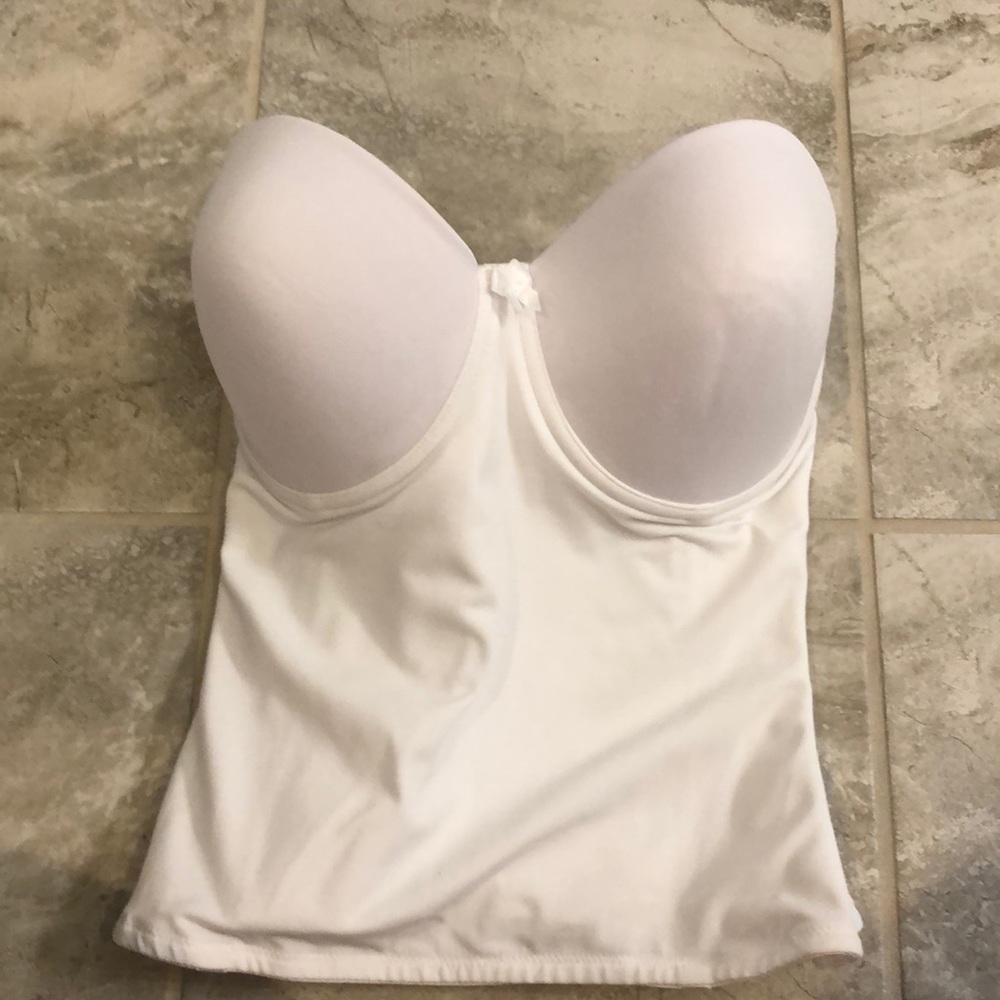 White corset bustier
